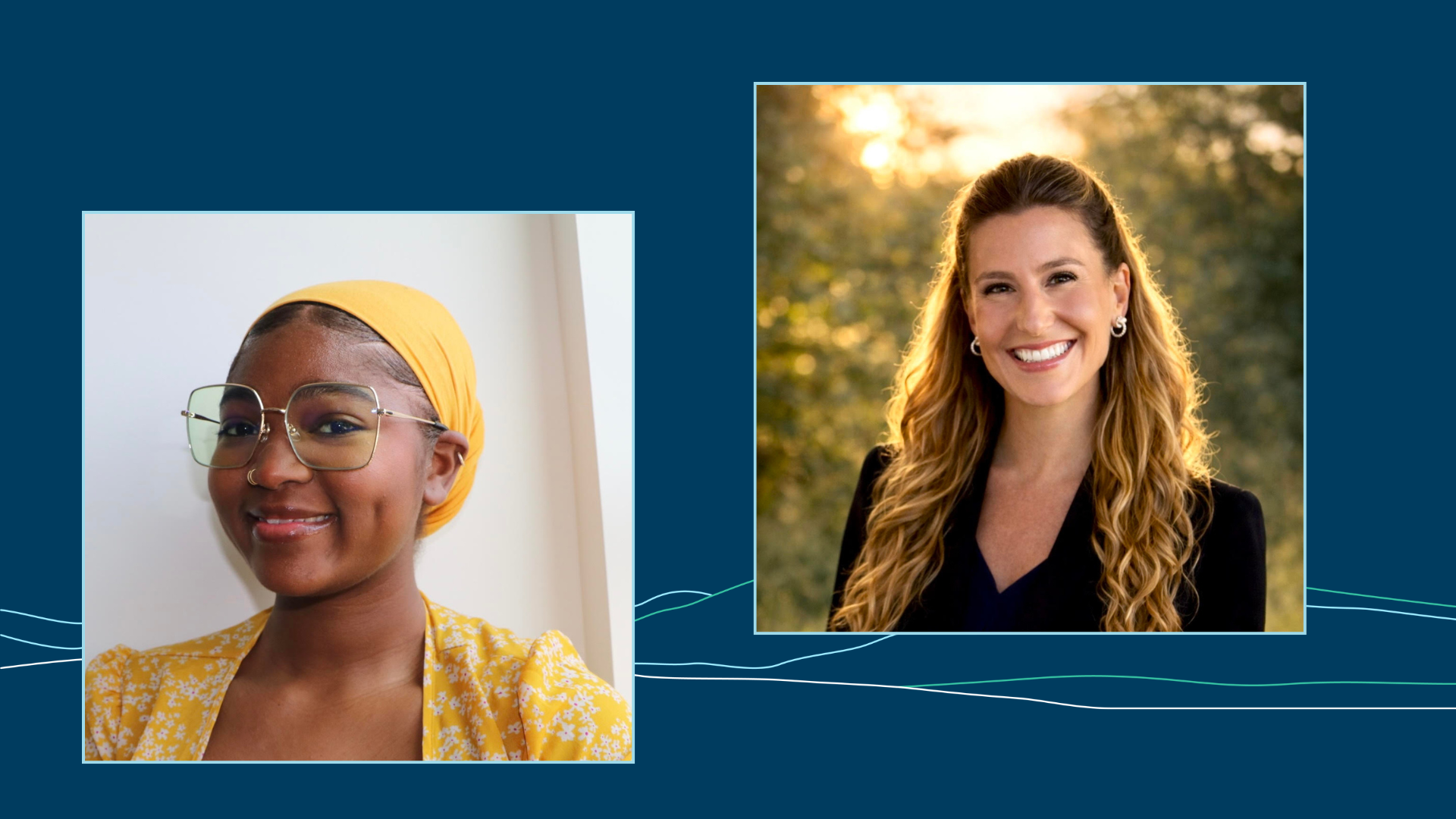 Kamira Peterson and Justine Hanrahan